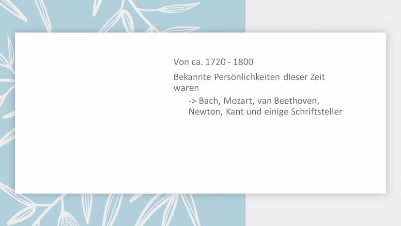 Habe Mut, dich deines eigenen
Verstandes zu bedienen!
Die Aufklärung in Europa als Literaturepoche Inhalt
Daten
• Kurze Zusammenfassung
●
●
