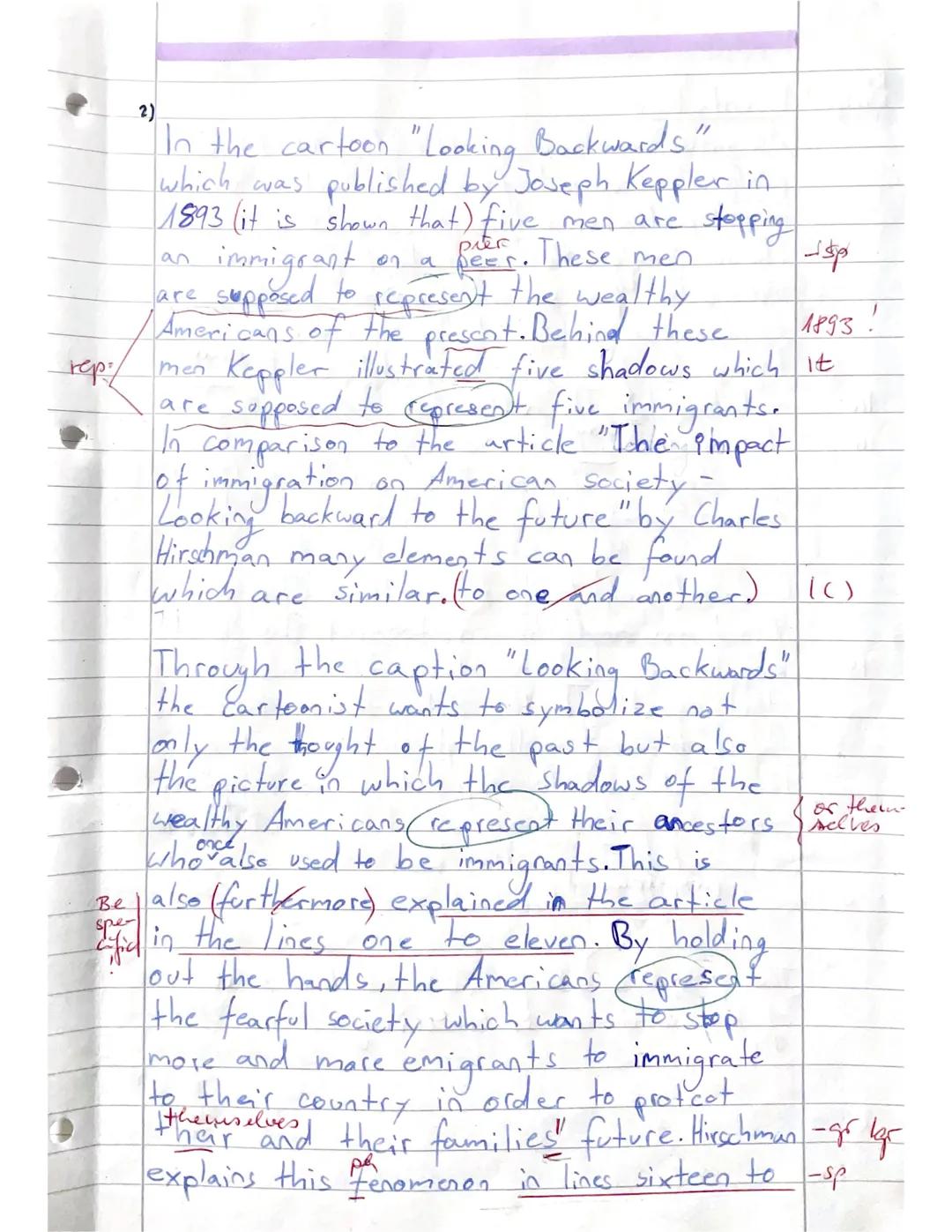 05
Material 1
The impact of immigration on American society
Looking backward to the future
Charles Hirschman, 11 May 2007
10
15
25
USA
Immig