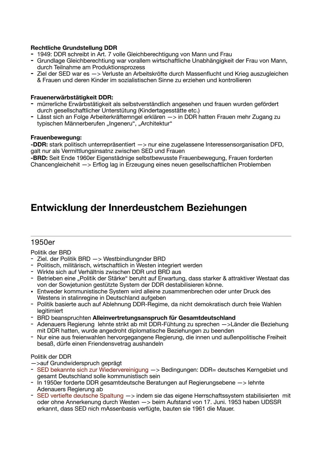 # Bundesrepublick Deutschland
Bonn:
- Bis 1999 Parlaments und Regierungssitz
- Gelungener Versuch stabile demokratische
Ordnung in DE zu err