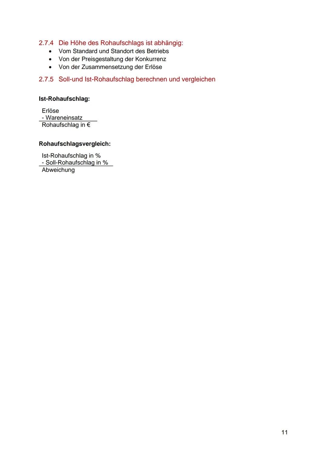 Inhaltsverzeichnis
1 Istkostenrechnung zu Vollkosten:
1.1 Bezugskalkulation:
1.1.1 Progressive Bezugskalkulation...
1.1.2 Retrograde Bezugsk