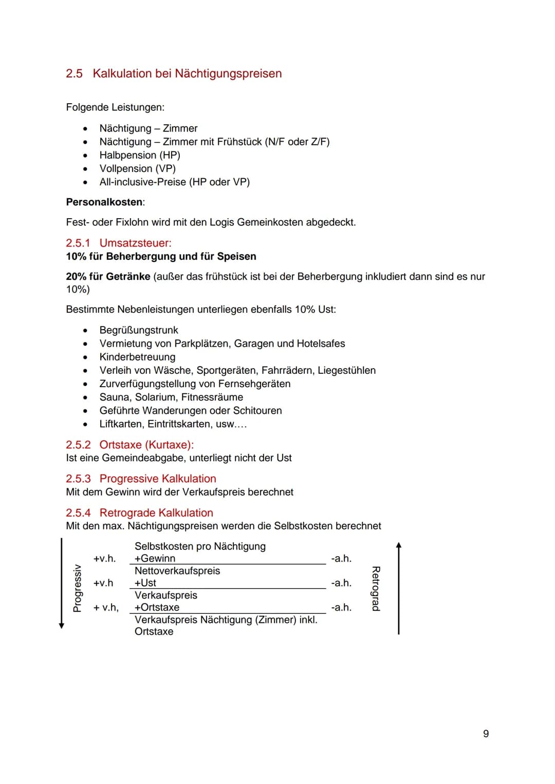 Inhaltsverzeichnis
1 Istkostenrechnung zu Vollkosten:
1.1 Bezugskalkulation:
1.1.1 Progressive Bezugskalkulation...
1.1.2 Retrograde Bezugsk