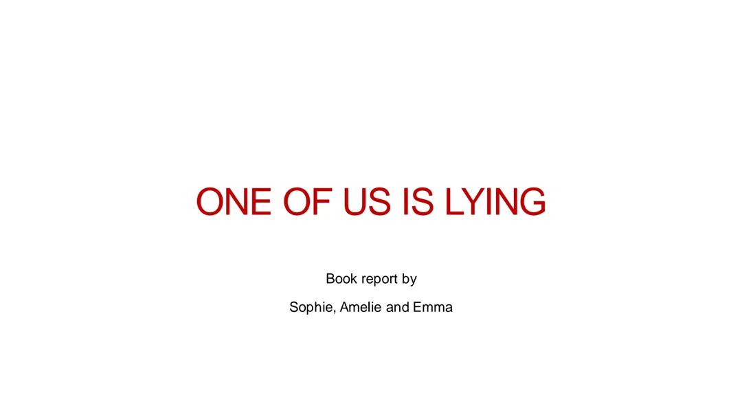 One of Us Is Lying: Easy Summary of Chapters 1-13 and Characters