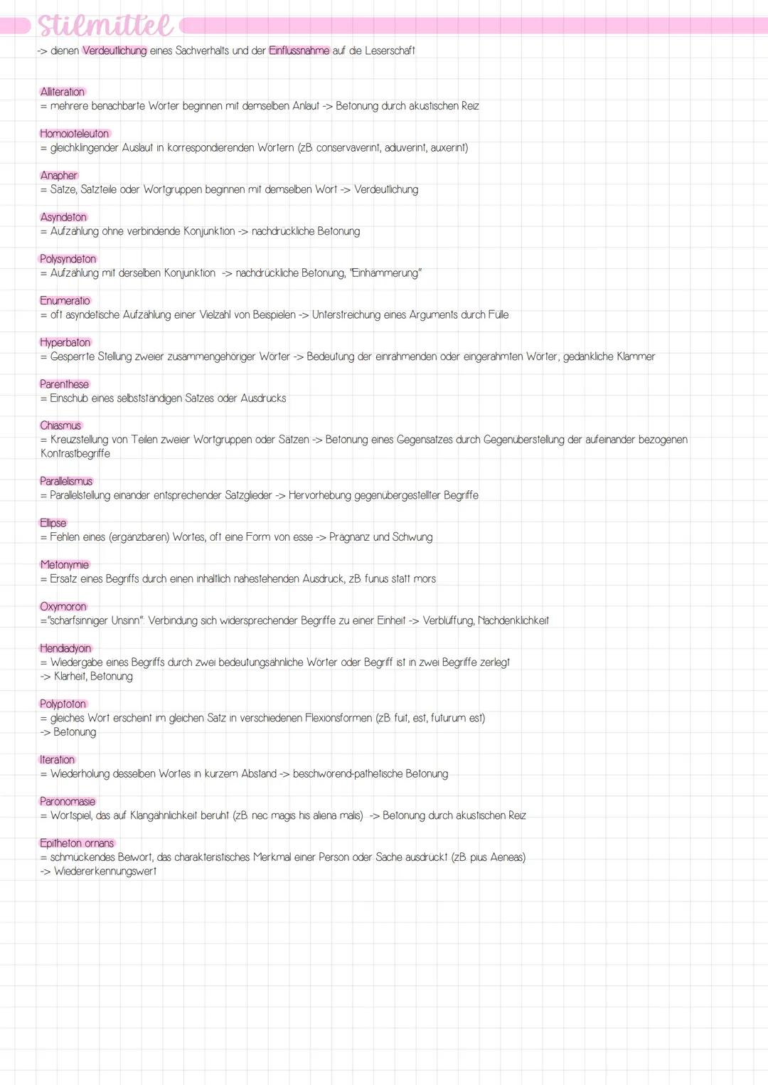 # Stilmittel
-> denen Verdeutlichung eines Sachverhalts und der Einflussnahme auf die Leserschaft

Aliferation
= mehrere benachbarte Worter 