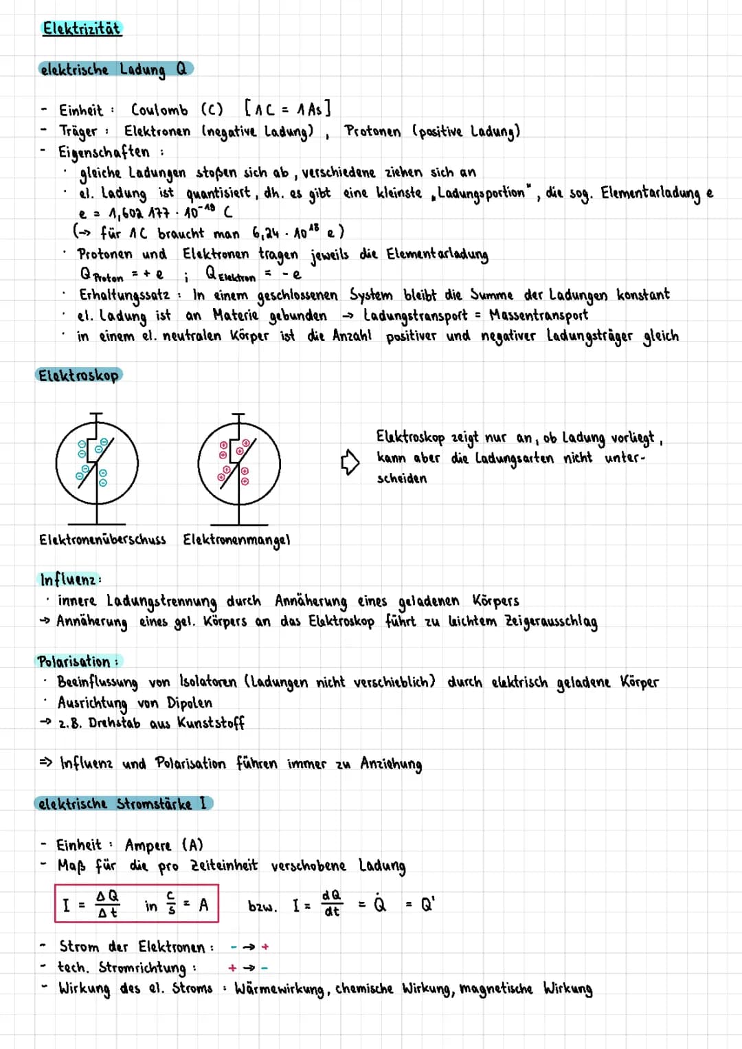 Elektrizität 