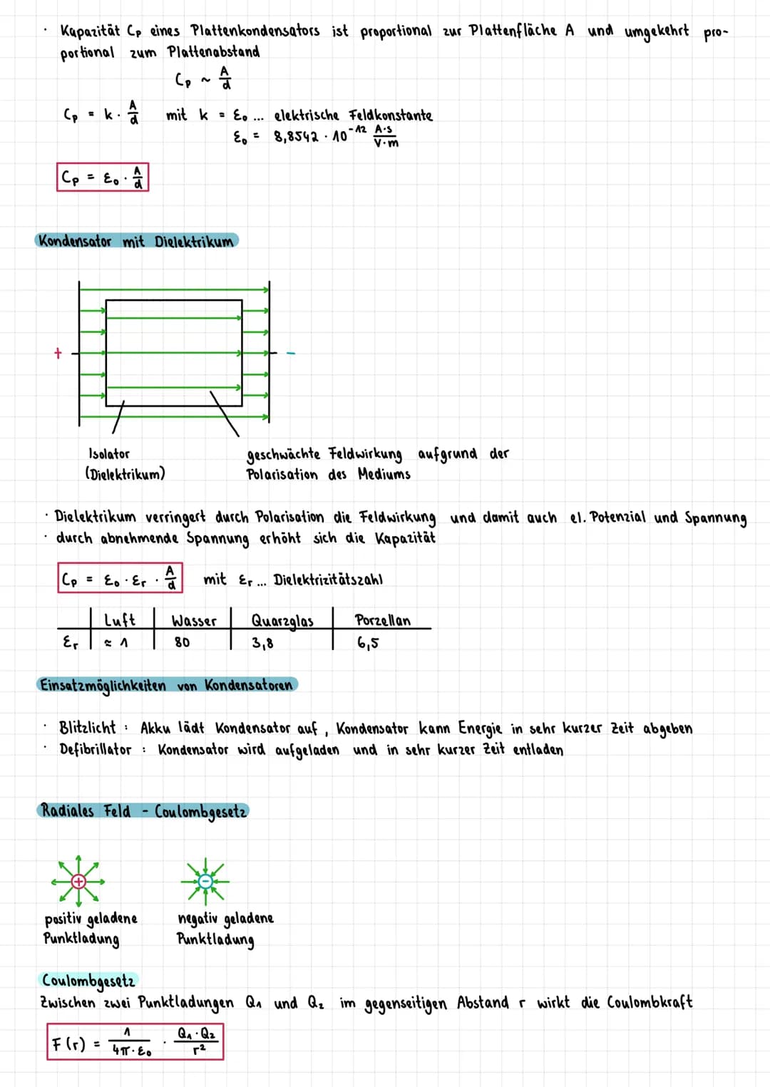 Elektrizität
elektrische Ladung Q
Einheit: Coulomb (C) [^C = MAS]
Träger Elektronen (negative Ladung), Protonen (positive Ladung)
:
Eigensch