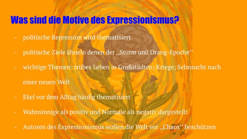 Expressionismus
Jill Nguyen & Jill Foorden Was ist Expressionismusa
Expressionismus: 1905-1925 (in 3 Phasen unterteilt)
bedeutet übersetzt v