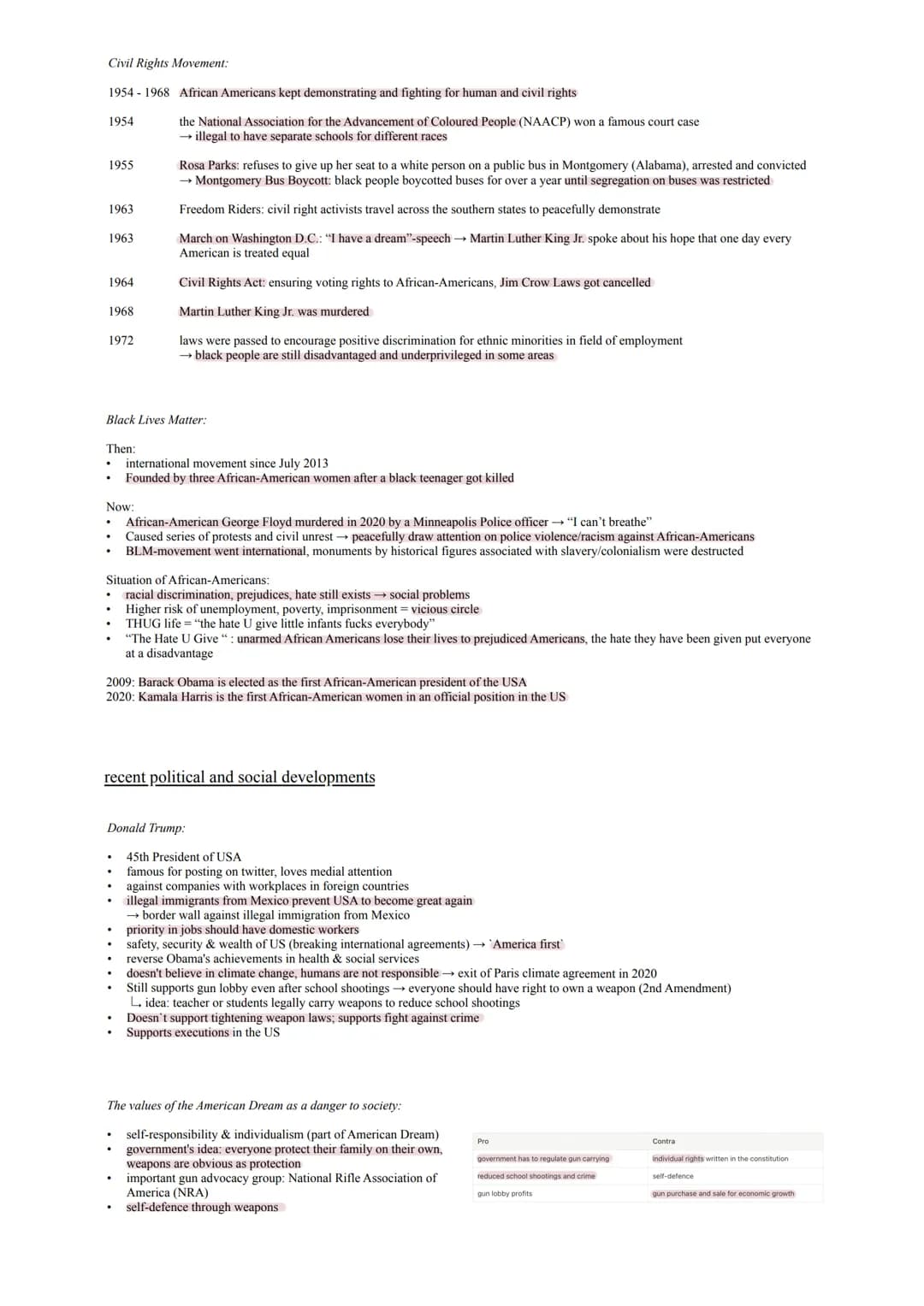 Abiturlernzettel - Englisch
Q1 Abiturlernzettel - Englisch
The USA - The Formation of
a Nation Q1.1 The USA - The Formation of Nation
Develo