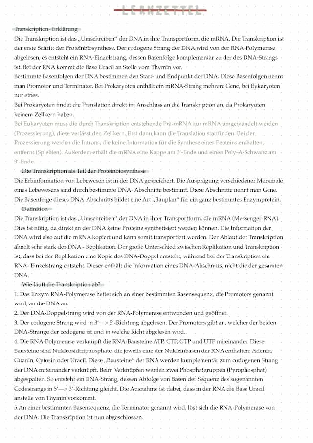 Know Transkription/ Translation/ Sichelzellanämie  thumbnail