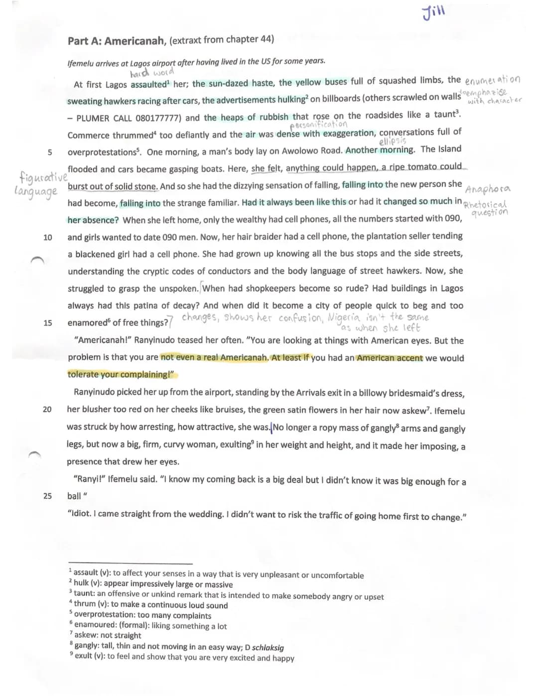 Class Test No. 4: "Voices from the African continent: Focus on Nigeria"
Q1.4 E GK
Date: 20th May 2022, 07:40-09:55 am
Name:
Aufgabenformat:
