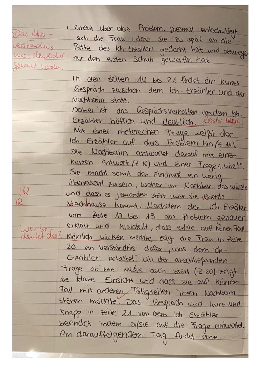 V.LVISVSU
UE: Kommunikation in literarischen Texten
Klausurtyp IA: Analyse eines literarischen Textes
Name: Mane Pleuger
Schreiben Sie auf S