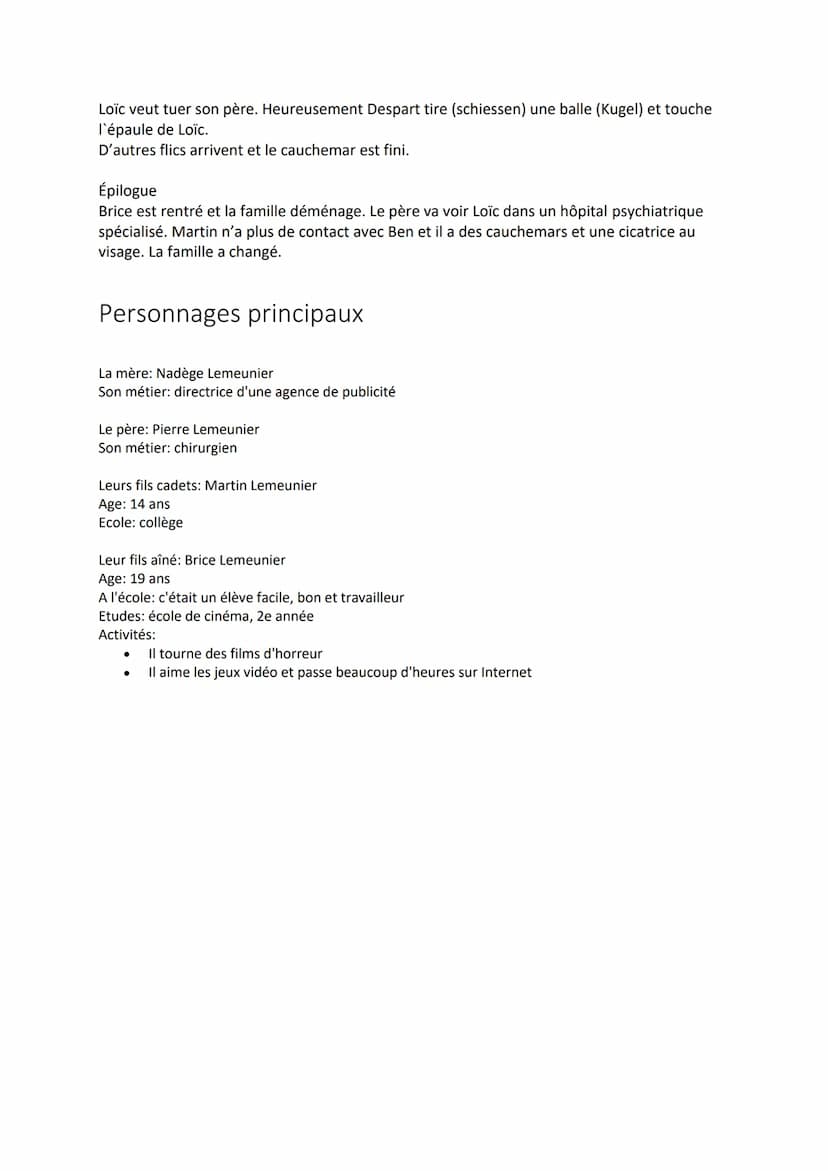 Frères de sang
Chapitre 1
Résumé:
Ils sont en train de manger et on sonne à la porte. Ils se demandent qui pourrait le déranger. Le père
ouv
