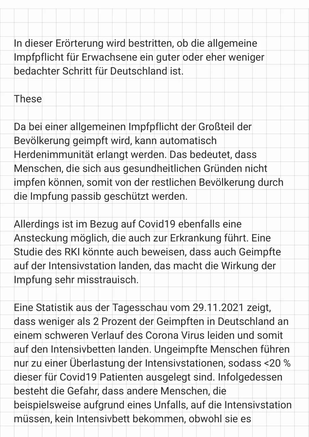 Pro- & Contra Impspflicht
PRO
CONTRA
- Selbstschutz + Fremdschutz
- schützt vor schwerem Verlauf
- Krankheit schlimmer als
Neben-
wirkungen 