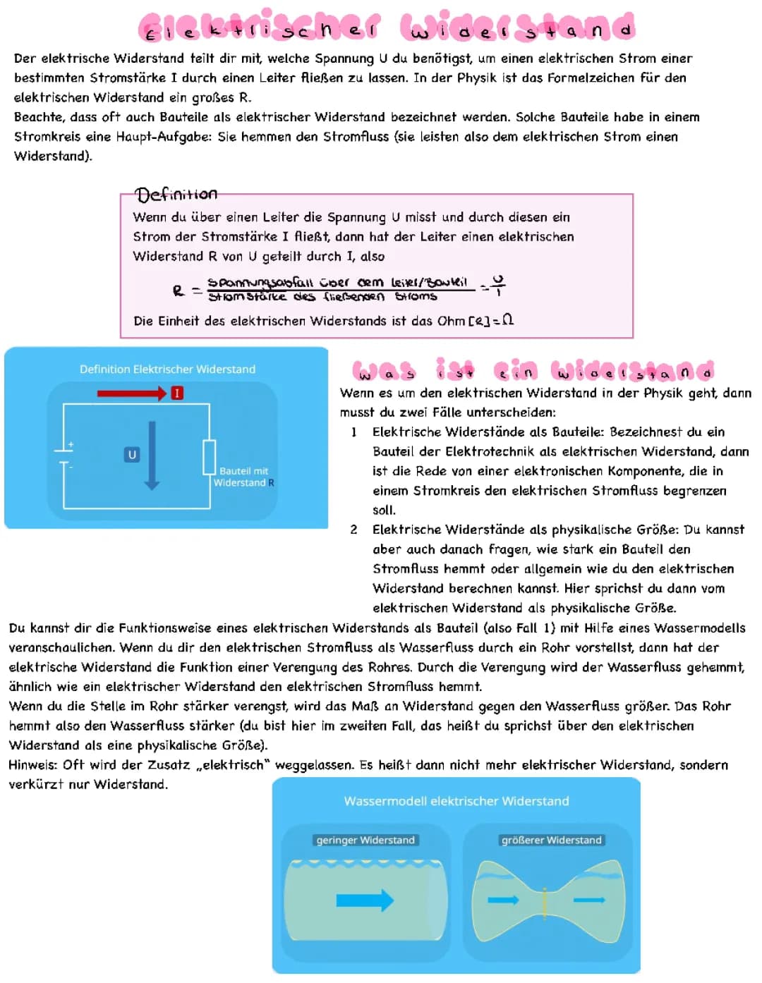Elektrischer Widerstand 