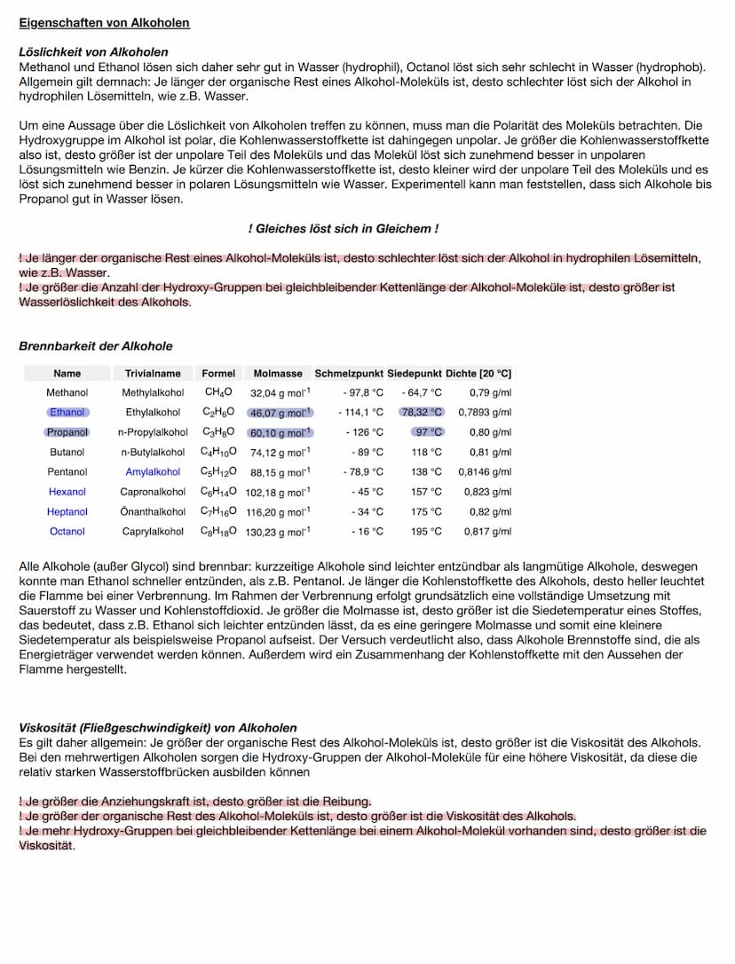 Stoffklassen
Alkane
= Moleküle aus zwei Elementen (Kohlenstoff C + Wasserstoff H)
• Einfachbindungen zwischen den beiden Elementen und keine
