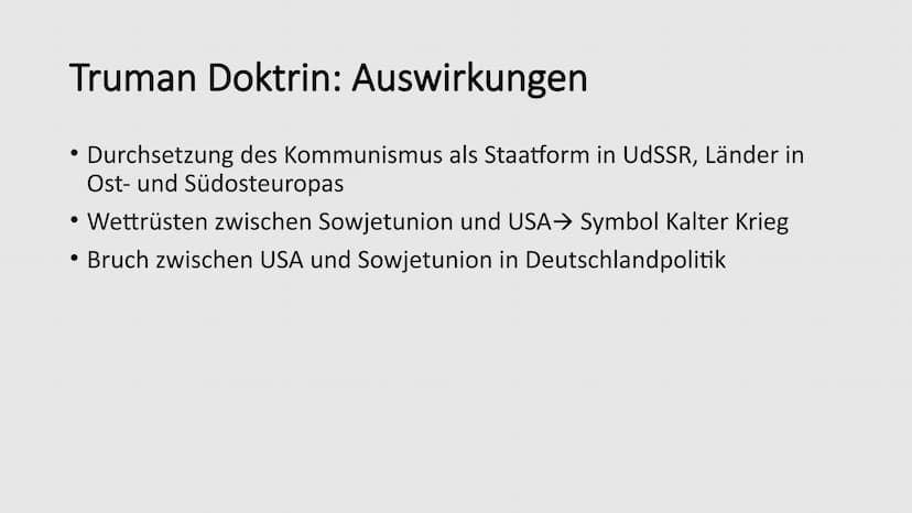 PA
Truman-Doktrin und
Marshall-Plan
Abbildung 1: Präsident Harry S. Truman Gliederung
1. Containment Politik
2. Truman Doktrin: Allgemeines/