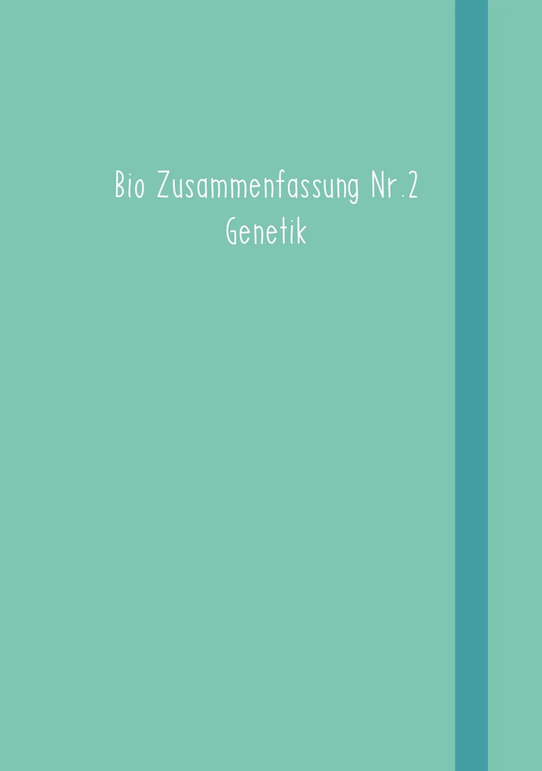 Bio Zusammenfassung Nr.2
Genetik Die DNA
*
DNA-Replikation
*
*
Mechanismus der DNA-Replikation (bitte nicht die Helicase vergessen!)
Welche 