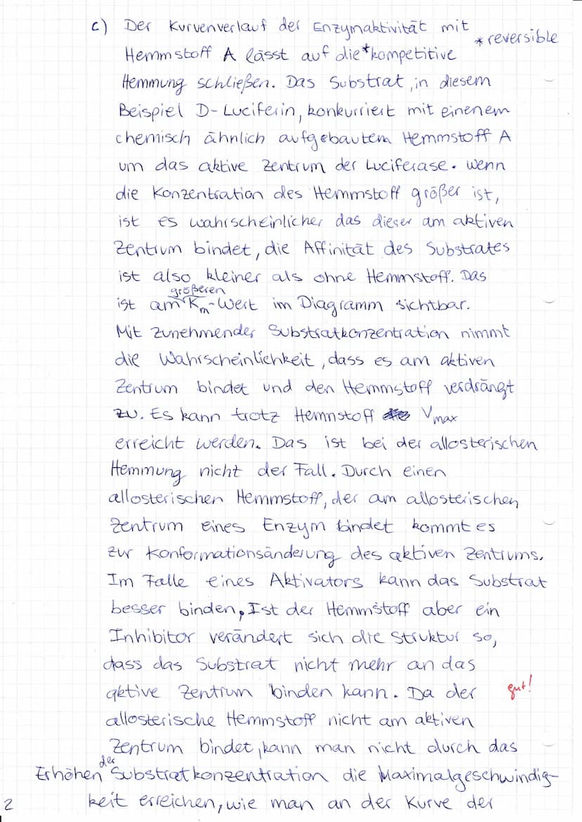 Biologie Leistungsfach
Name:
Clarissa Cerone
Aufgabe 1: Das Leuchten der Glühwürmchen [/13VP]
Jedes Jahr im Juni schwärmen zahlreiche männli