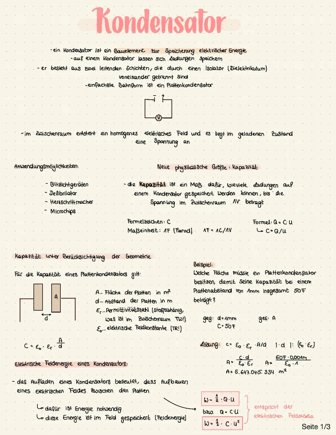 Kondensator 