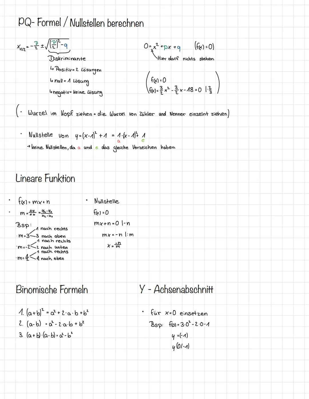 Parameter verändern
↳
↳
y=(x-d1²
4= (x=31²
bei minus (-) nach rechts verschieben
bei plus (+) nach links verschieben
verändert sich d wird d