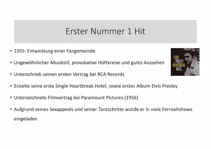 Elvis Presley
Referat von Angelina Elvis Presley
1) Wer ist Elvis Presley?
Elvis Presley wurde am 8. Januar 1935 in Tupelo, Mississippi, geb