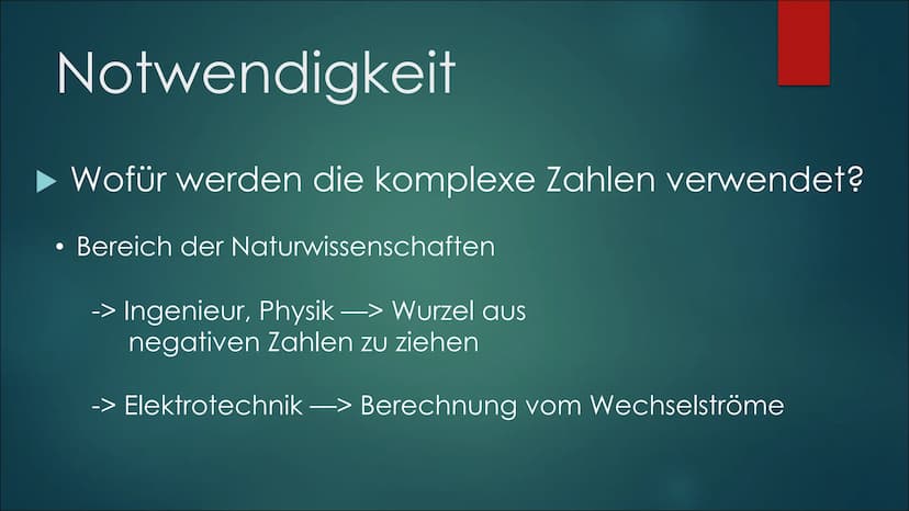 Komplexe
Zahlen
VON ALEYNA, BEYZA & MARIE Gliederung
Kleine Fragerunde
Übersicht der Zahlenbereiche
▶ Definition
▶ Die imaginäre Einheit i
▶