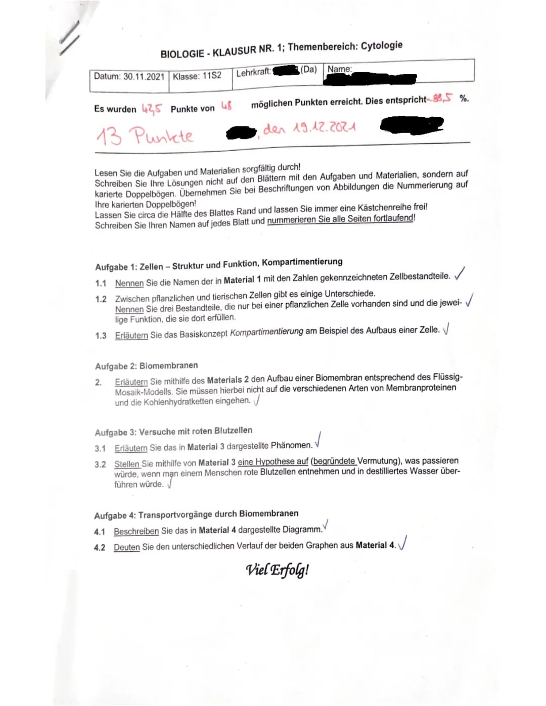 Transportvorgänge in Biomembranen: Arbeitsblatt und einfache Erklärungen
