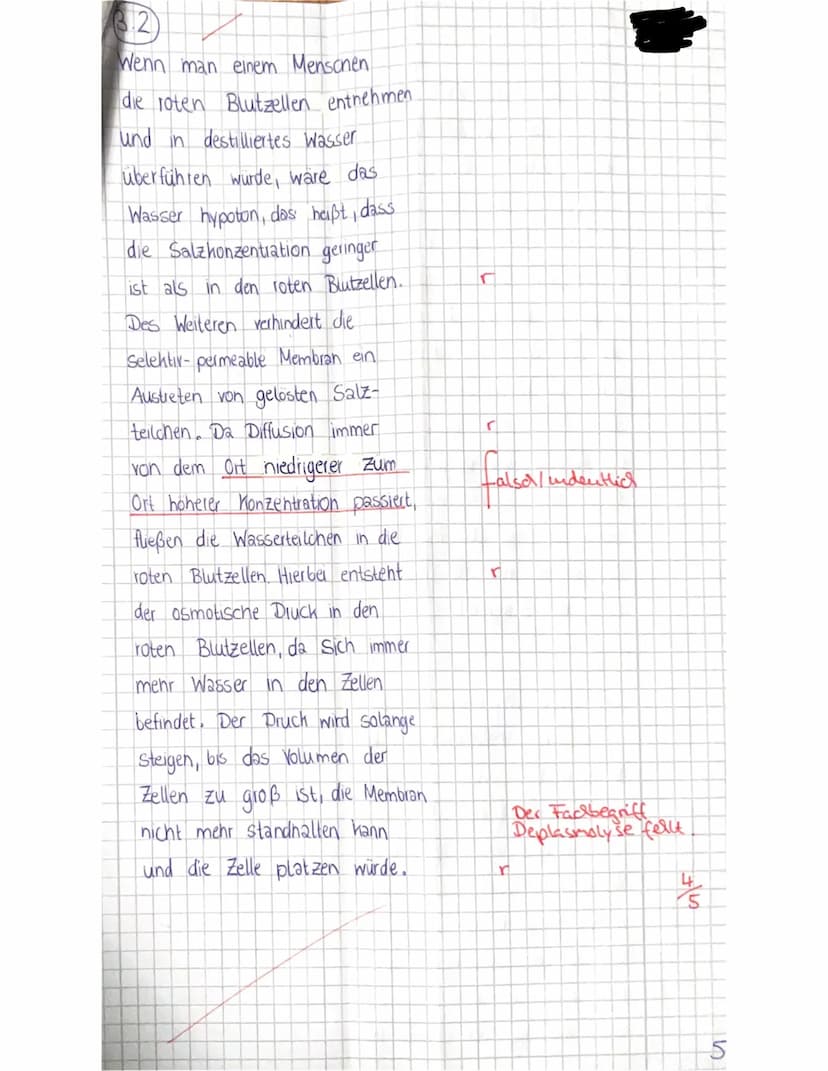 BIOLOGIE-KLAUSUR NR. 1; Themenbereich: Cytologie
(Da) Name:
Datum: 30.11.2021 Klasse: 11S2
Es wurden 42,5 Punkte von 48
13 Punkte
Lehrkraft: