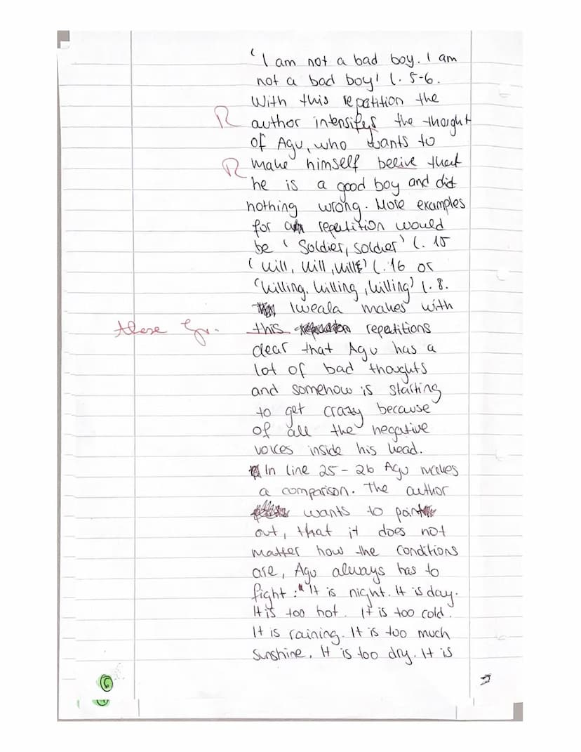 5 I am not a bad boy.
I am not a bad boy.
15
25
10
I am singing song to myself because I am hearing too many voice in my head telling me I a