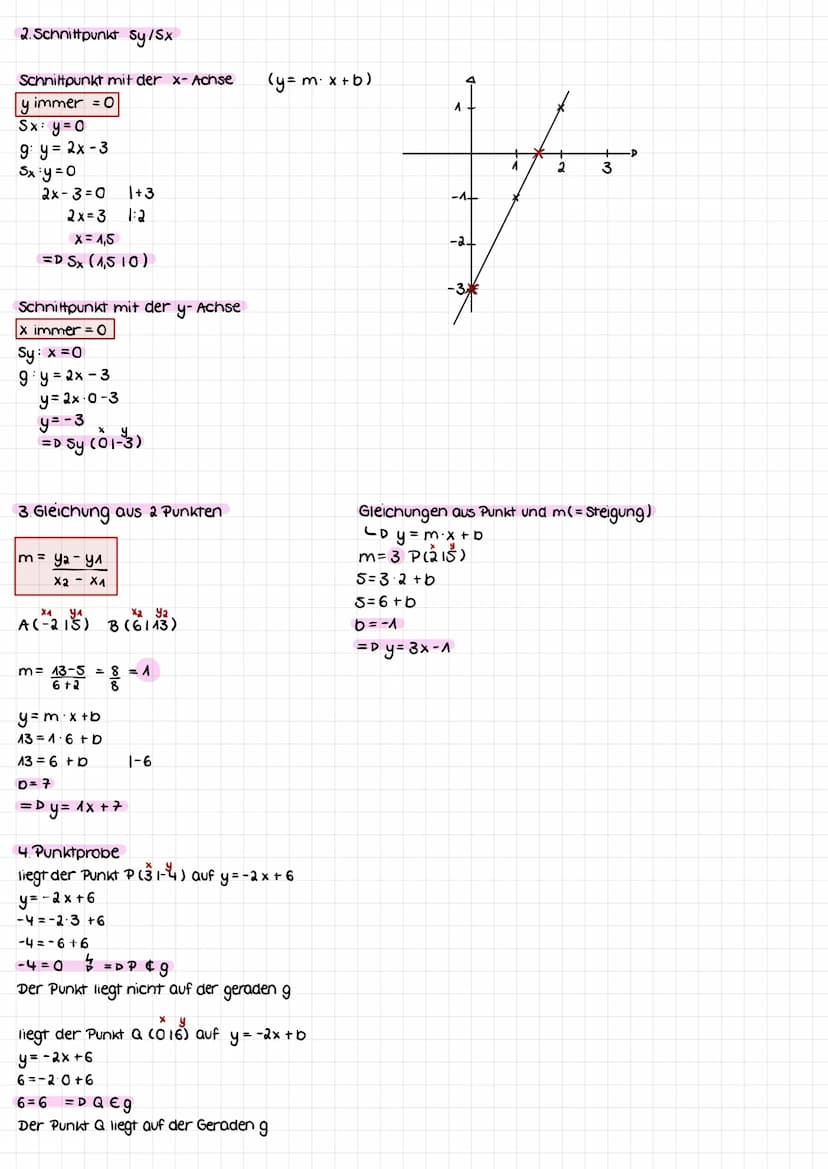 Mathe Lemzettel:
1. lineare Gleichungen
1. einfache Gleichung:
15x38= 24 x -29 1+ 38
ASX = 24x + 9 |-24x
- 9x = 9
1:(-9)
x = -1
2. einfache
