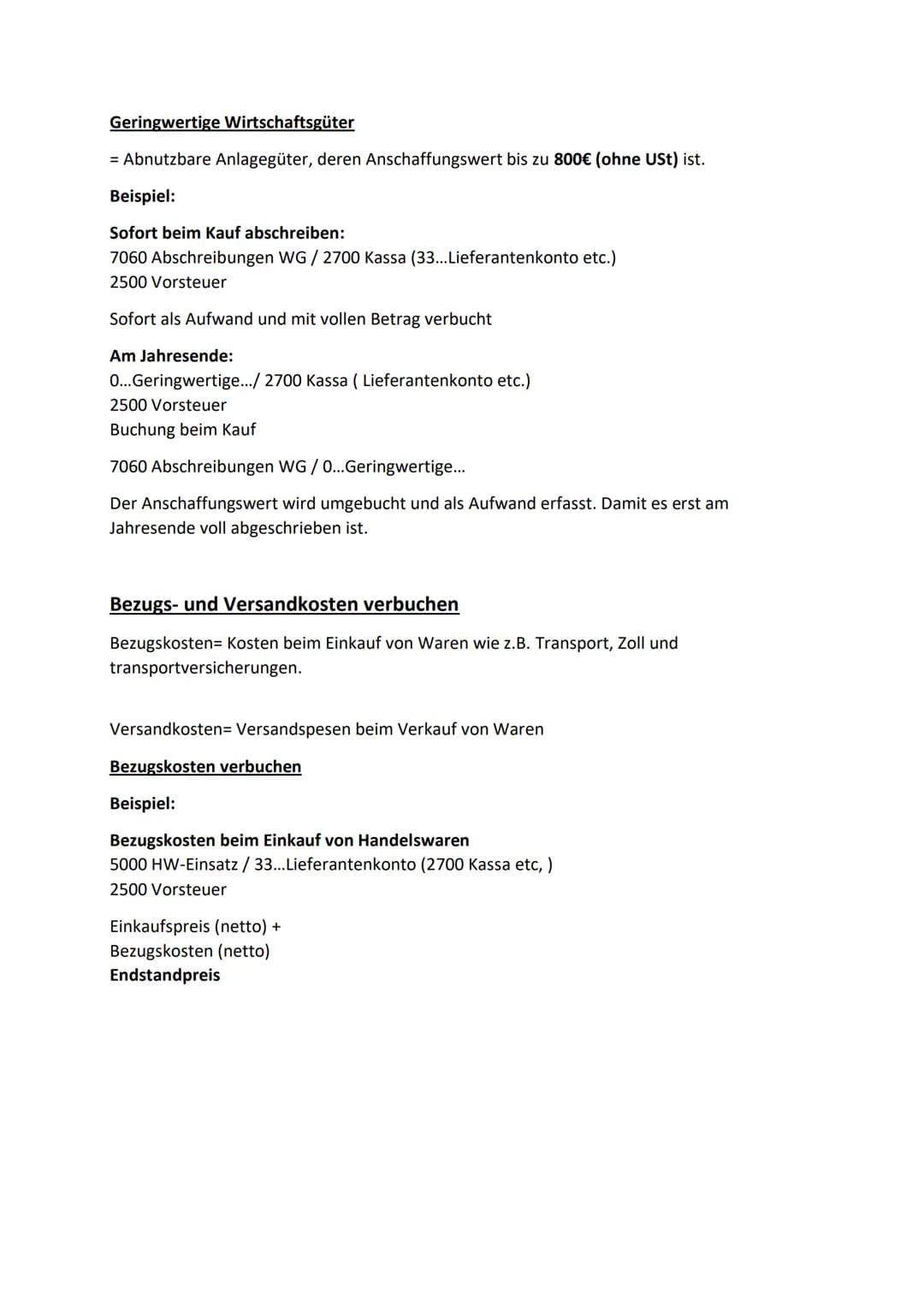 Einkauf und Verkauf verbuchen
Einkauf
5000 HW-Einsatz / 33.... Lieferantenkonto
2500 Vorsteuer
Warenrücksendung
33... Lieferantenkonto / 500