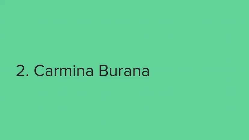 Die besondere Stellung von
Carmina Burana im Leben und
Werk Carl Orff's
Von Gliederung
1.
-
-
2.
-
-
3.
4.
Carl Orff
Leben
Hörbeispiel: cour