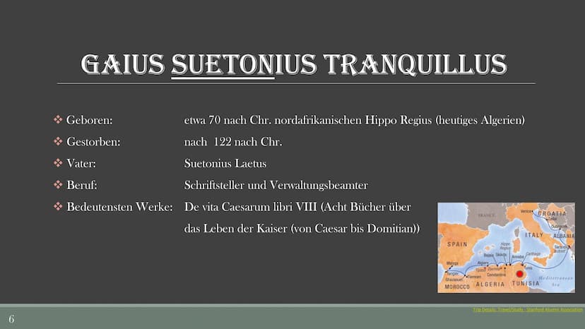 1
Wer war Nero?
Wer war Sueton?
NELE SCHUNK
IMP.VI
9℃
Jesus.ch
nybooks.com Lucius Domitius Ahenobarbus (Nero)
NERO UND SUETON
Geboren: 37 n.
