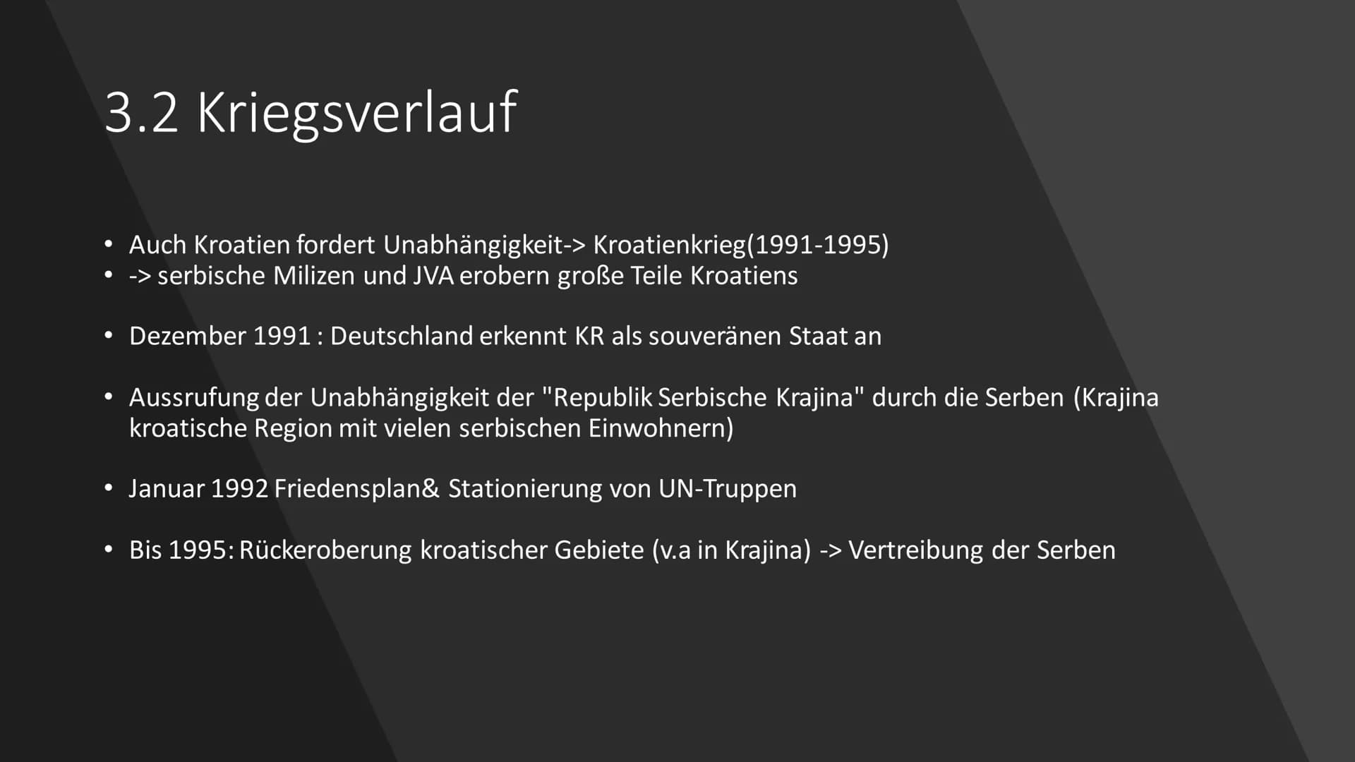 Jugoslawische
Kriege
-War es rechtens, dass Deutschland die
Unabhängigkeit Kroatiens so früh
anerkannt hat? • 1. Was ist Jugoslawien?
• 2. D