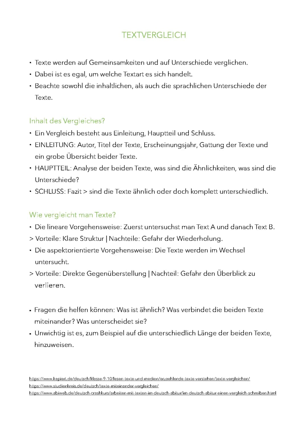 Textvergleich 