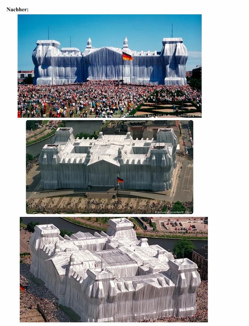 
<p>Durch den extrem anliegenden Stoff bzw. der Verpackung wirkt das Bild auf mich wie ein sehr aufgezwungenes Werk, das dem Betrachter vorg