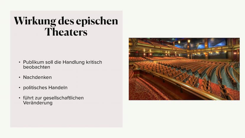episches Theater
-Bertolt Brecht
Hannah und Vivien ●
●
●
Bertolt Brecht als Person
Episches Theater- Definition
Merkmale
●
Gliederung
●
• Wi