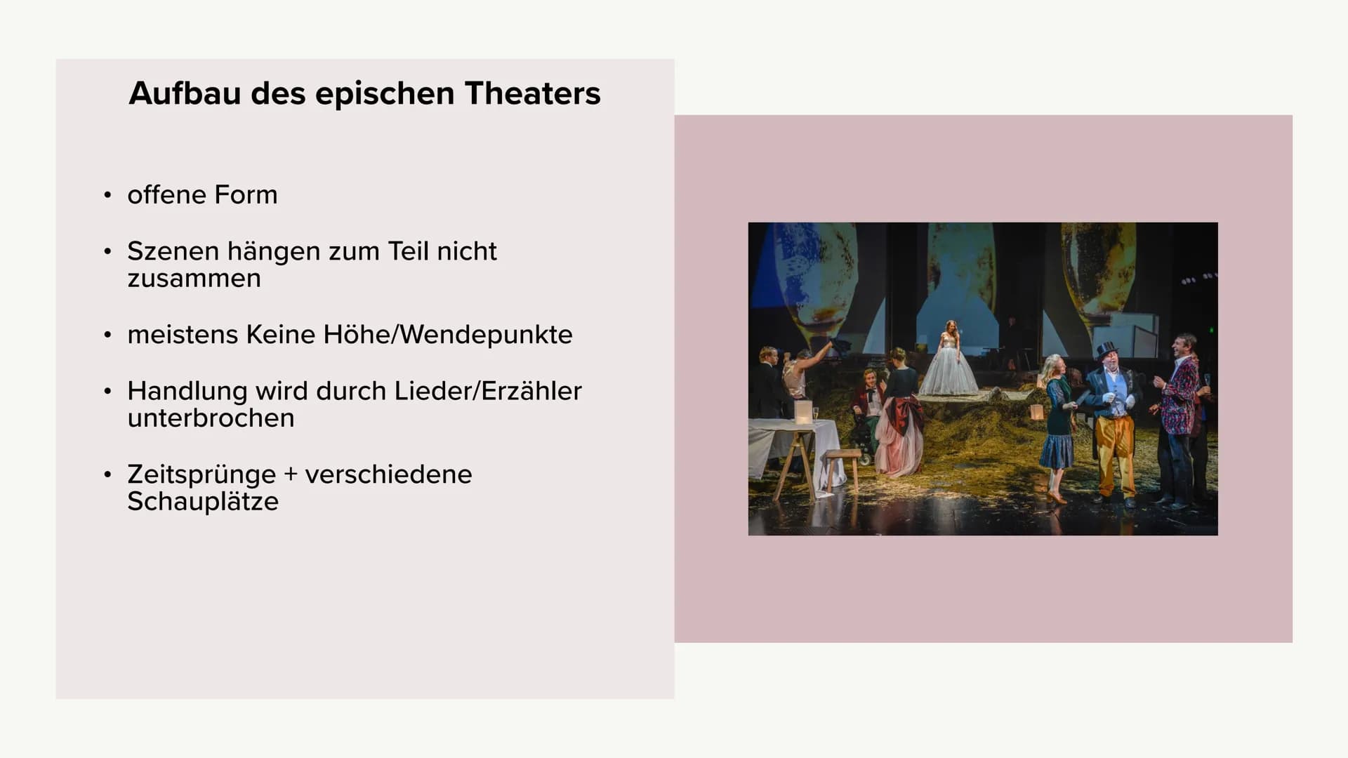 episches Theater
-Bertolt Brecht
Hannah und Vivien ●
●
●
Bertolt Brecht als Person
Episches Theater- Definition
Merkmale
●
Gliederung
●
• Wi
