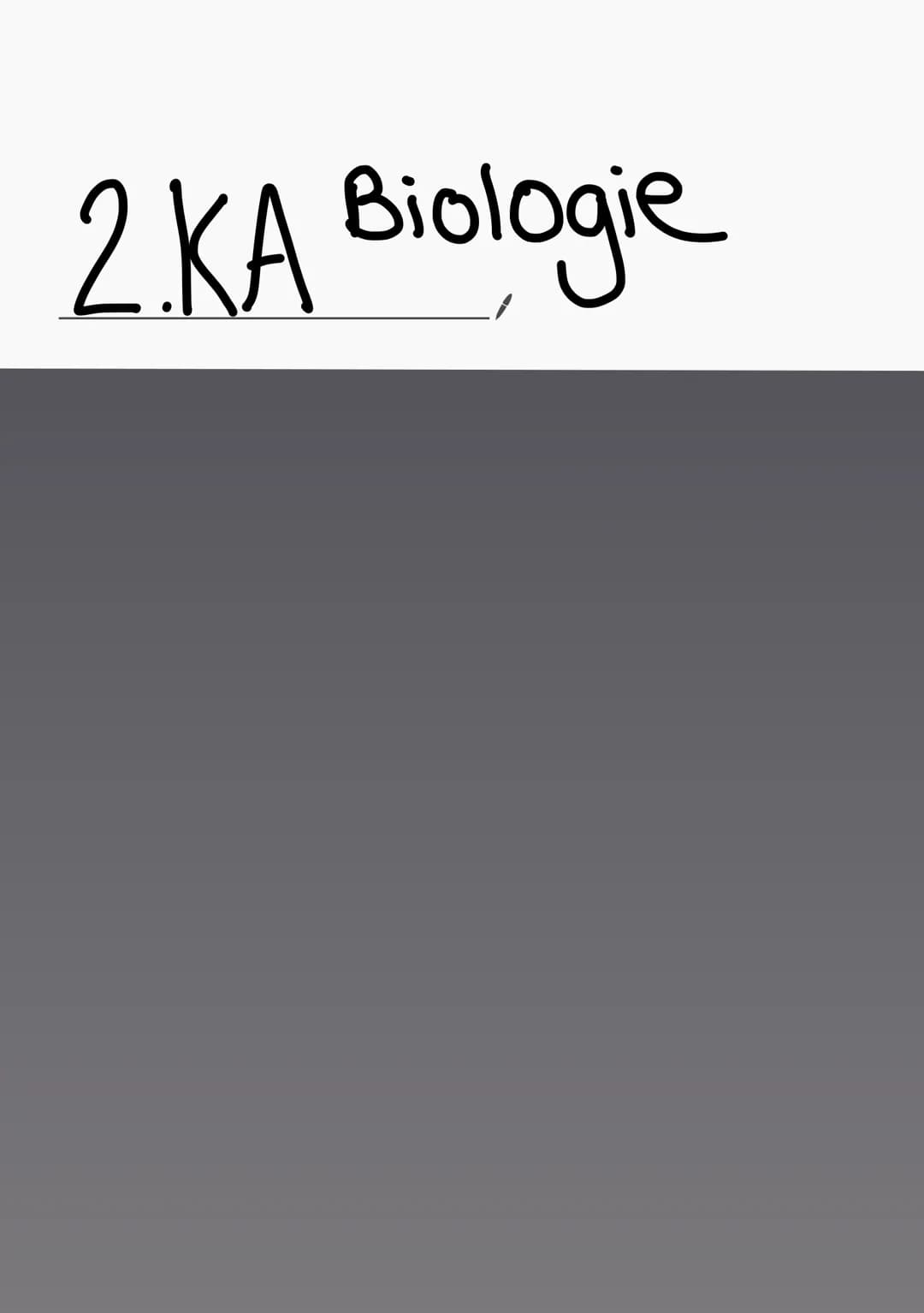 2.KA Biologie Themen
1. Enzyme:
2. Genektik:
✓
V
Katalysator ✓
Struktur
Funktion
Hemmung
V
Enzym regulation ✓
2. KA Biologie
Aufbau der ONA
