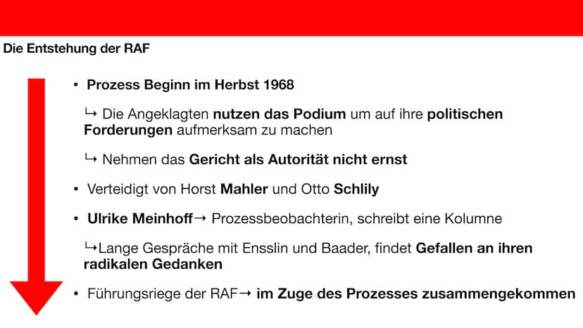 Die Entstehung der RAF
Luna Malik, Giada Cerri Gliederung
●
●
Was war die RAF?
Wer waren die Gründer?
Die Entstehung Was war die RAF?
●
●
,,