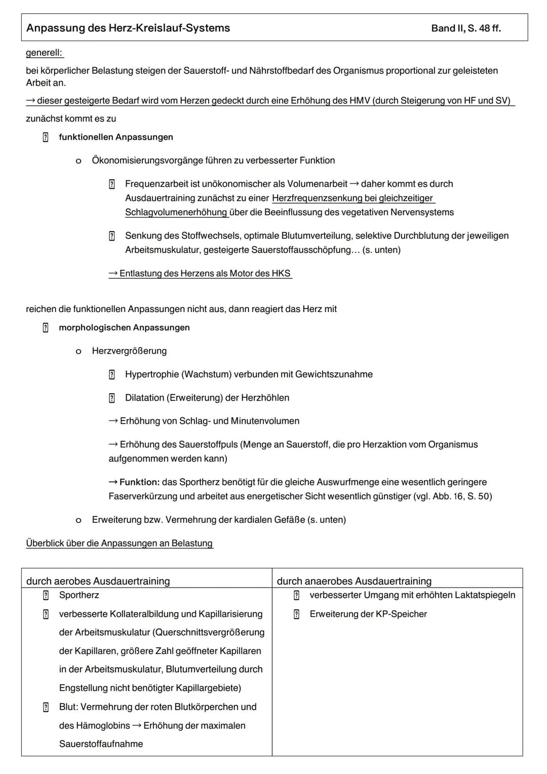 Herz-Kreislaufsystem
Funktion:
Lungenarterie.
Aufbau des HKS
rechter Vorhof.
rechte Herzkammer_
Körpervene.
Band II, S. 38 ff.
Lungenkapilla