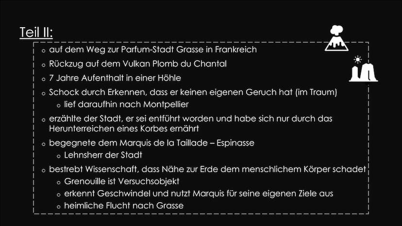 Das Parfum
Die Geschichte eines Mörders
Patrick Süskind
Das
Parfum
Die Geschichte
eines Mörders
Diogenes
1. Gliederung
1. Allgemeines zum We
