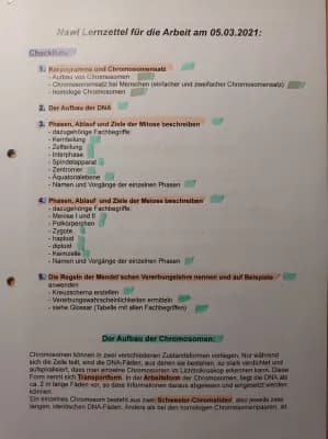 Know DNA Aufbau, Meios, Mitose, Vererbung  thumbnail