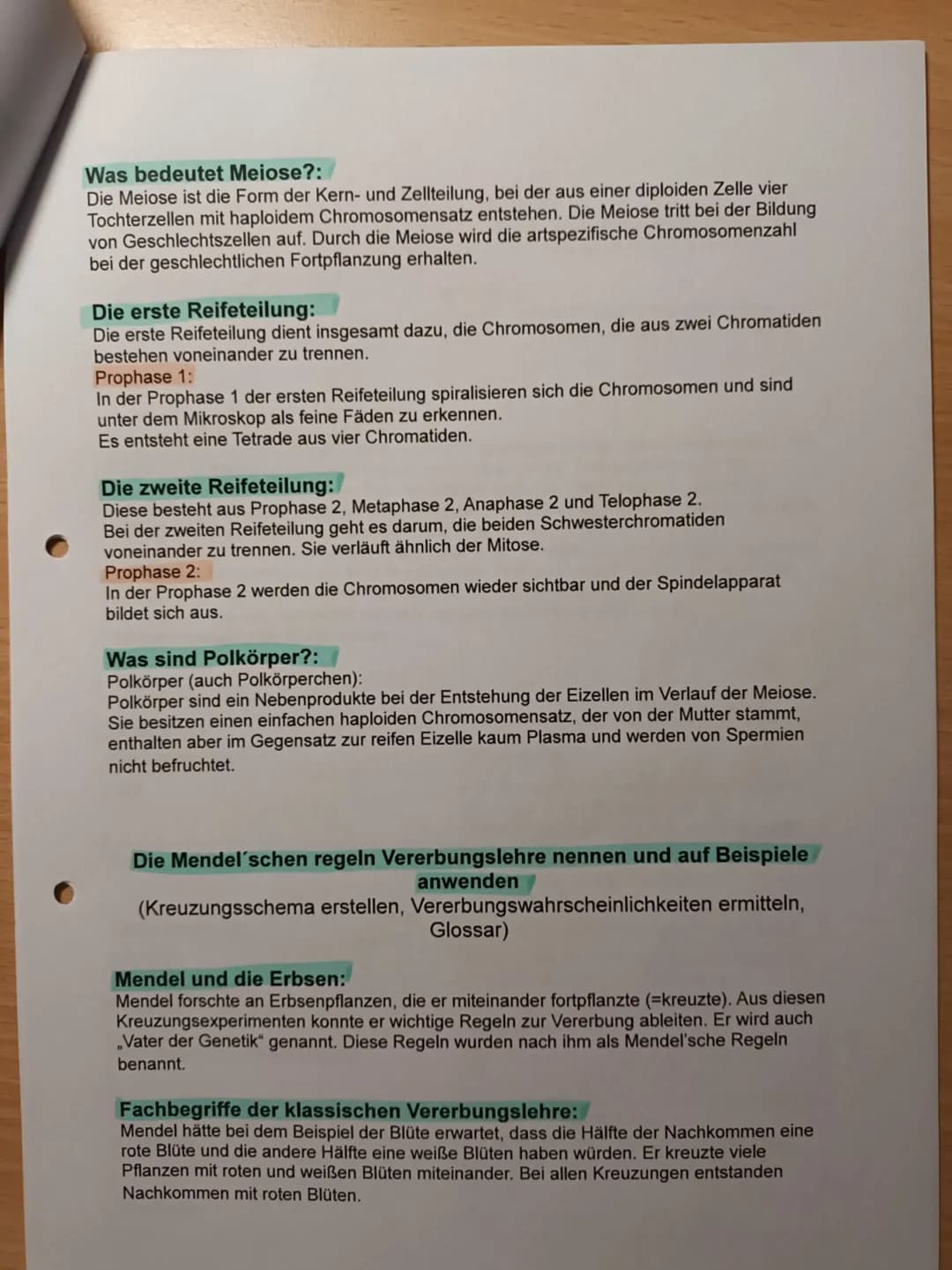 Nawi Lernzettel für die Arbeit am 05.03.2021:
Checkliste
1. Karyogramme und Chromosomensatz
- Aufbau von Chromosomen
- Chromosomensatz bei M