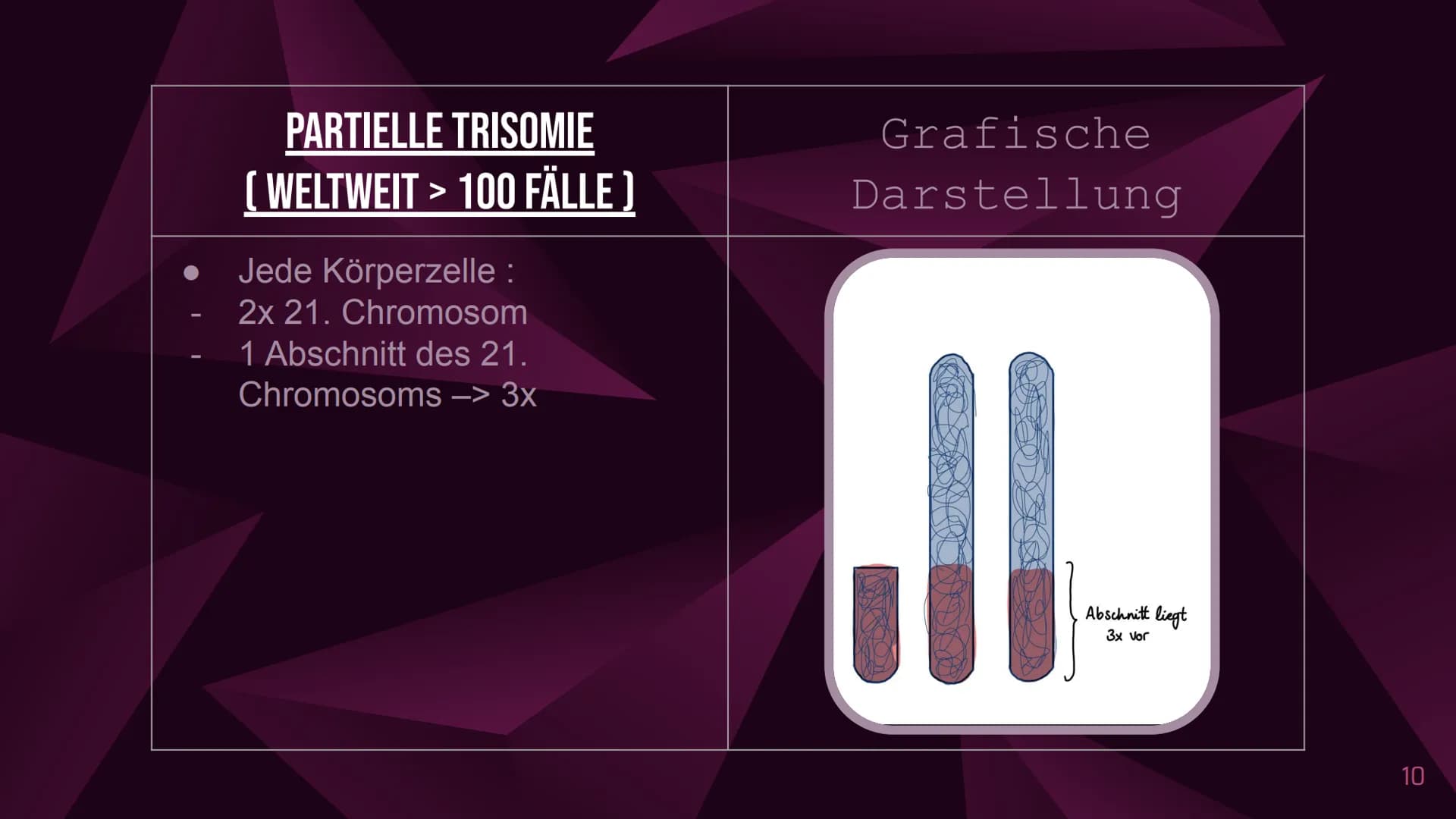 Das Down-Syndrom
(Trisomie 21) Inhaltsverzeichnis
1. Welches Menschenbild hat man?
2. Allgemeine Informationen
3. Formen und Entstehung des 