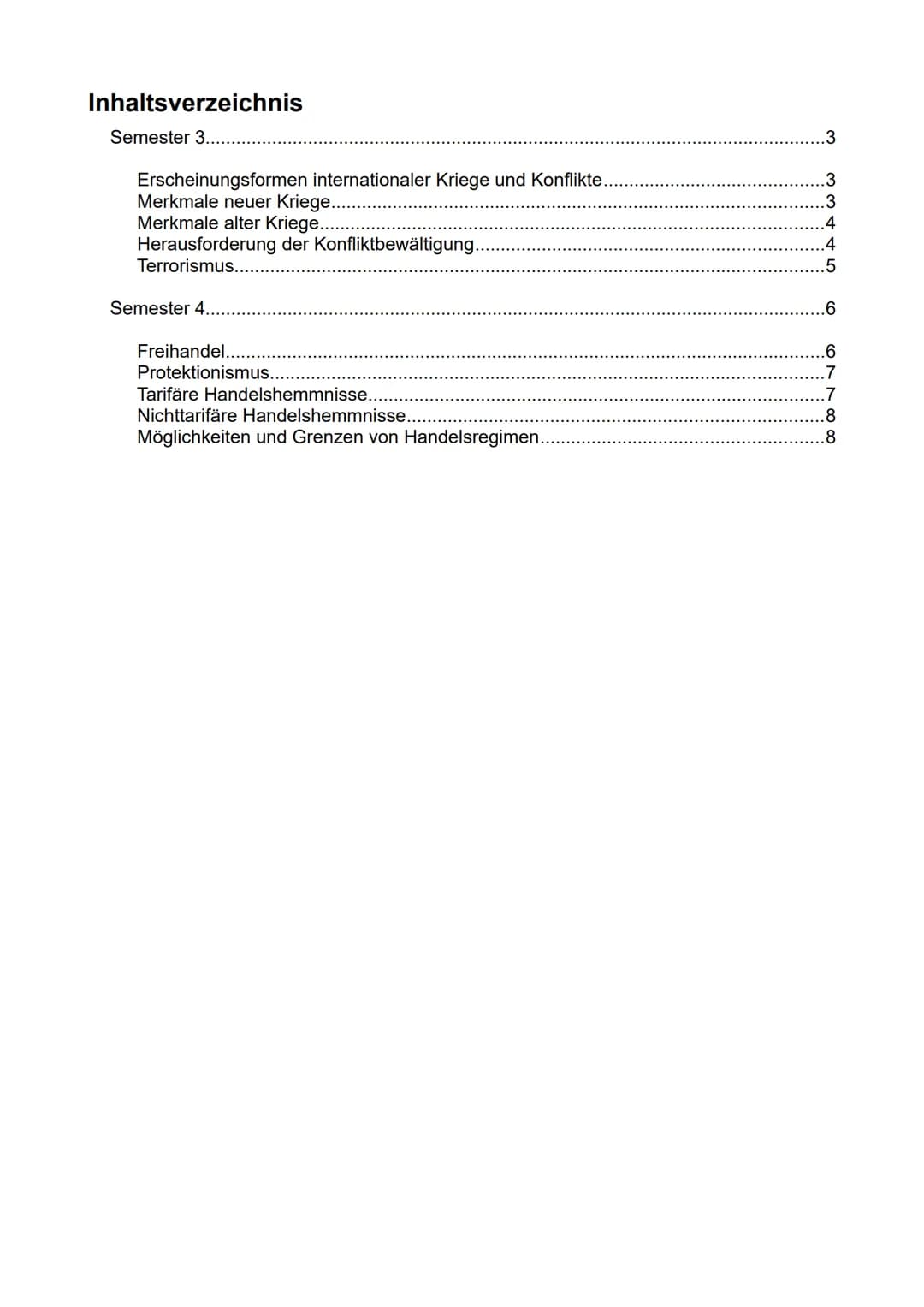 Politik-Wirtschaft
gA
Semester 3
- Friedenssicherung als nationale und
internationale Herausforderung -
Semester 4
- Chancen und Risiken wel