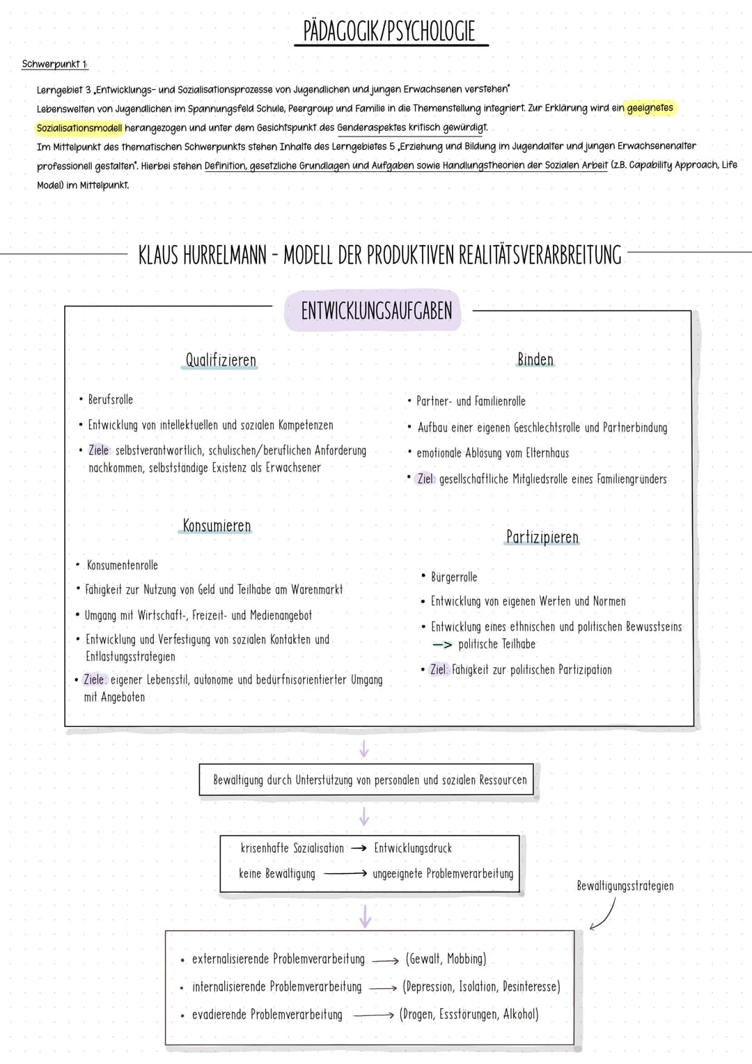Schwerpunkt 1:
Lerngebiet 3,Entwicklungs- und Sozialisationsprozesse von Jugendlichen und jungen Erwachsenen verstehen
Lebenswelten von Juge