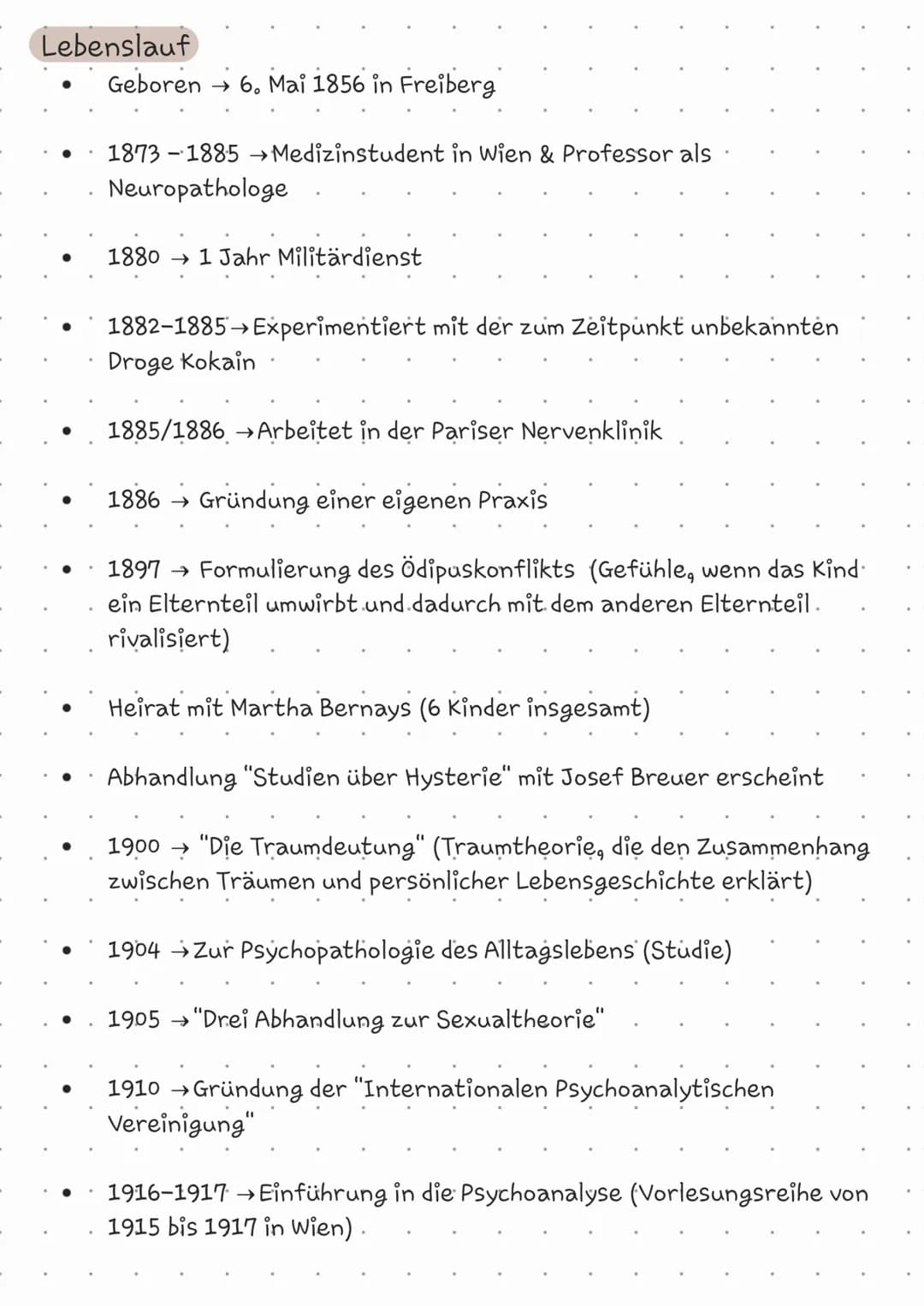 Lebenslauf
Geboren→ 6. Mai 1856 in Freiberg
1873-1885 →Medizinstudent in Wien & Professor als
Neuropathologe
1880 1 Jahr Militärdienst
1882-