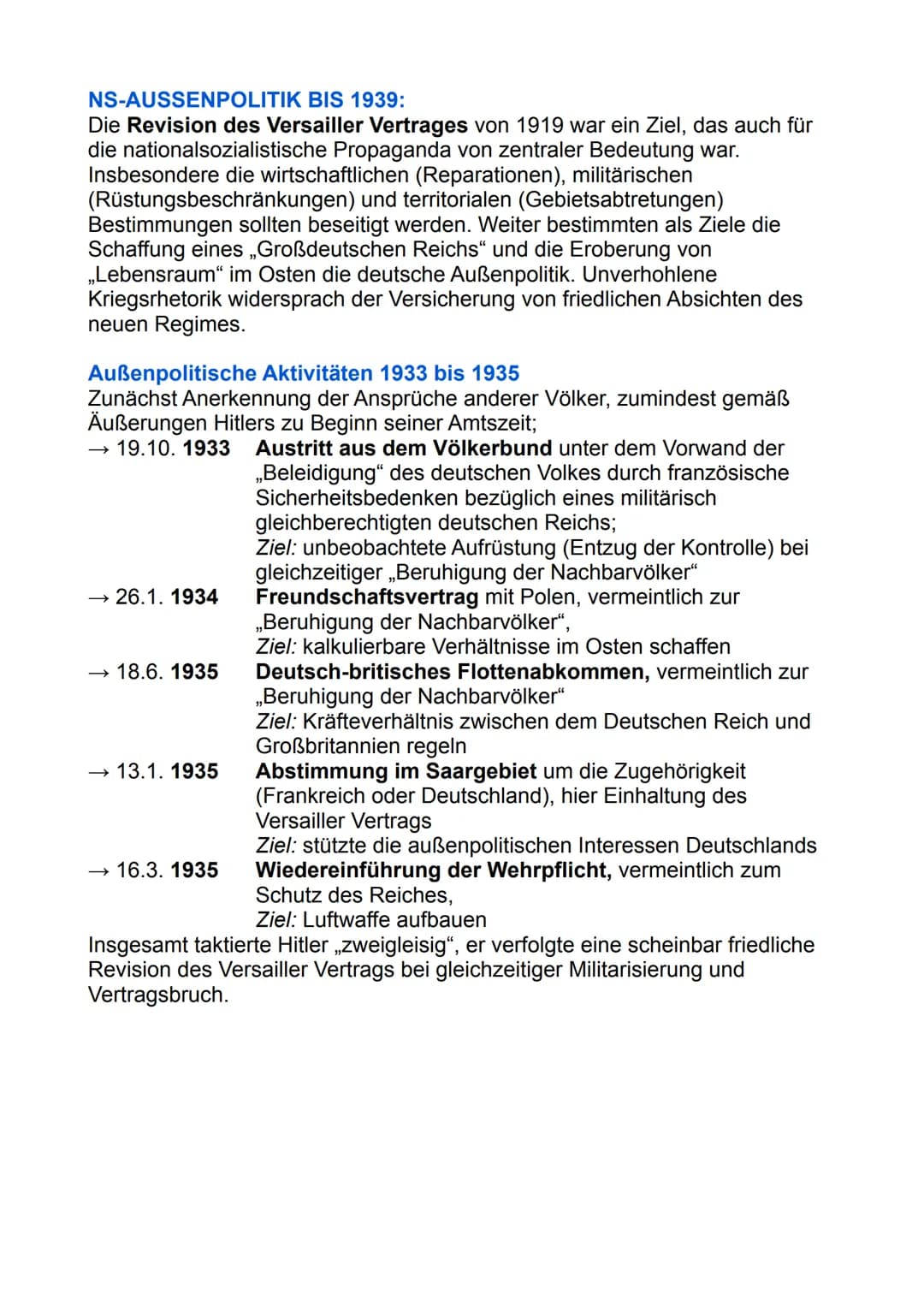 Die Herrschaft des Nationalsozialismus in Deutschland
und Europa von 1933-1945
Nach dem Rücktritt Kurt von Schleichers berief Reichspräsiden