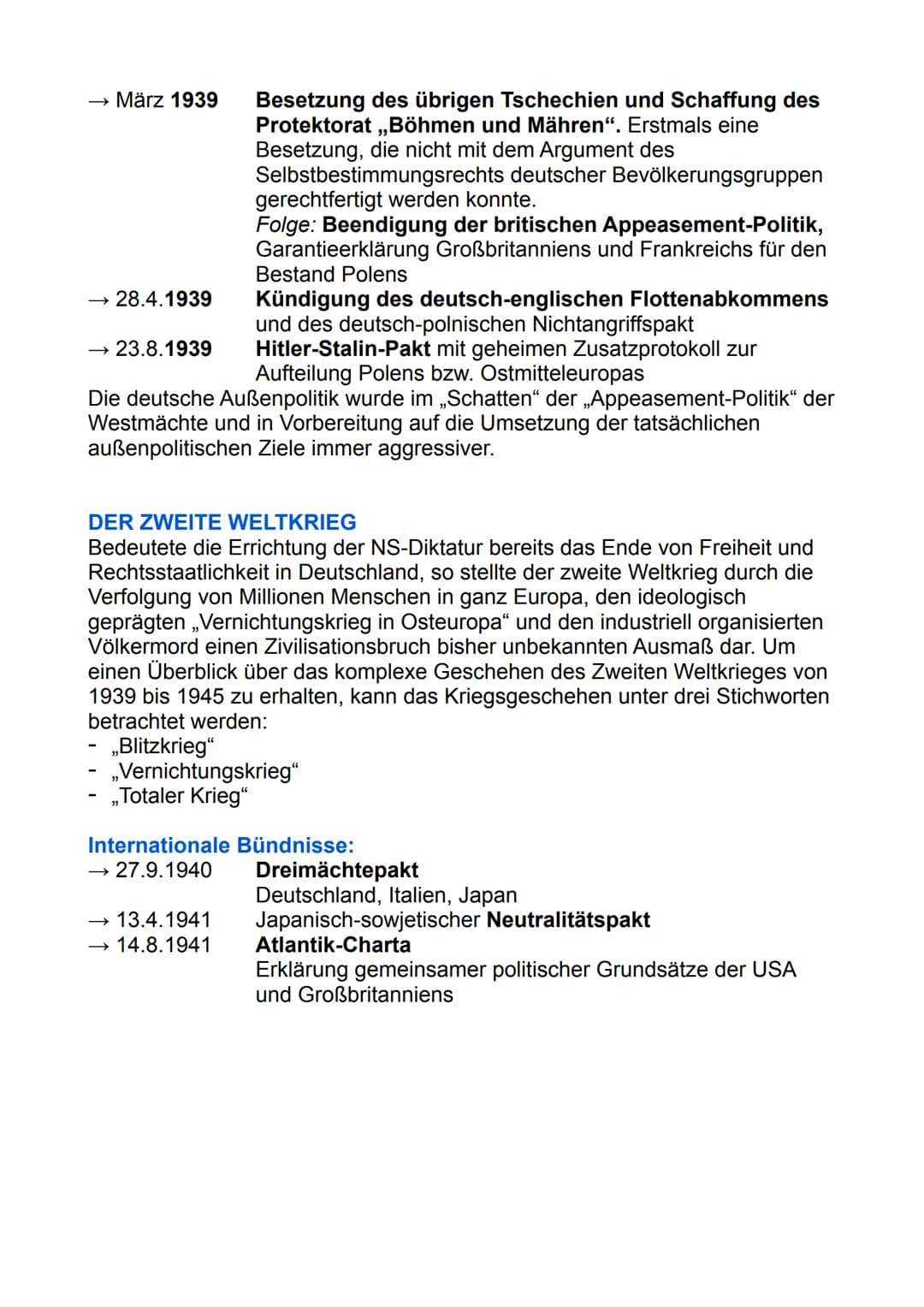 Die Herrschaft des Nationalsozialismus in Deutschland
und Europa von 1933-1945
Nach dem Rücktritt Kurt von Schleichers berief Reichspräsiden