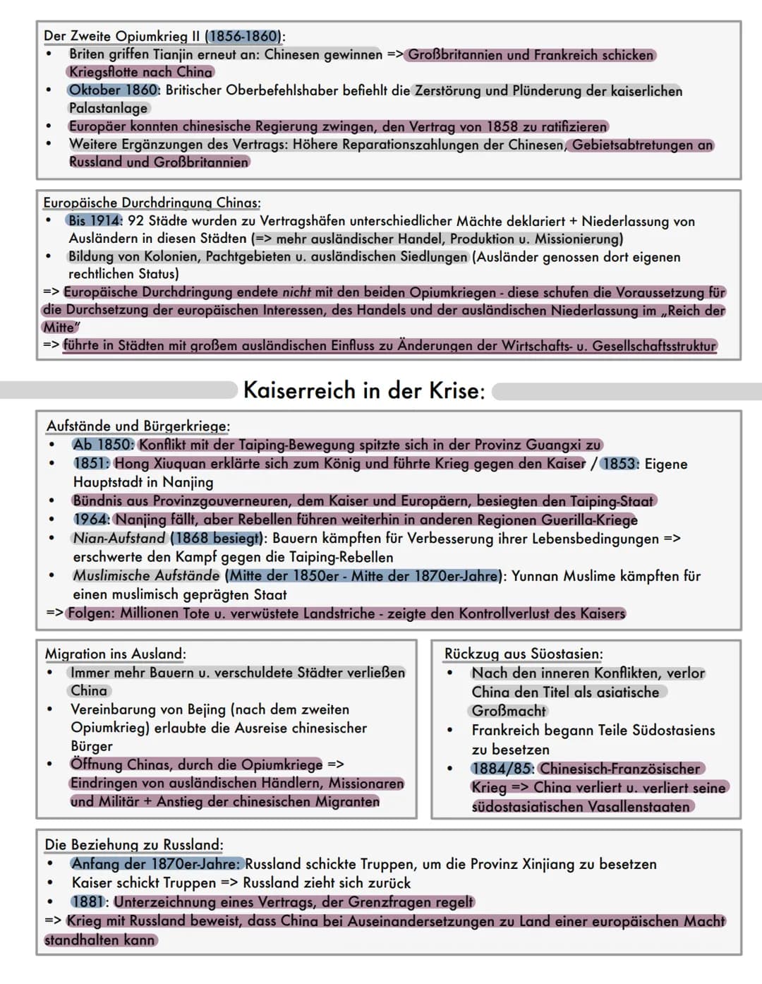 Das Kanton-System:
16. Jahrhundert: Europäer fangen an in China Waren zu kaufen und verkaufen
1644: Beginn der Qing-Herrschaft
●
●
●
●
●
●
D